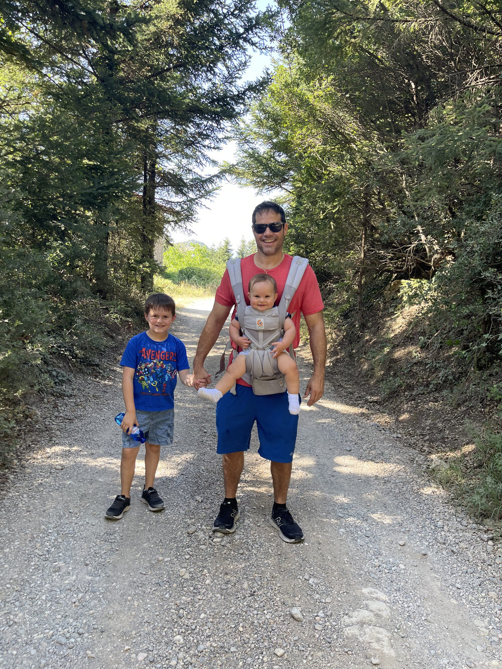 Adrian Arias with his two sons